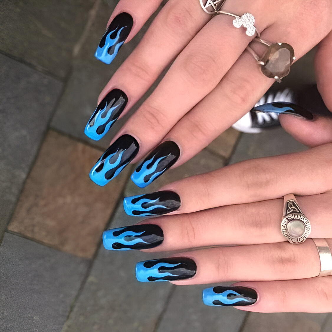 25 Fabulous Flame Nail Ideas To Make You The Hottest Girl - 183