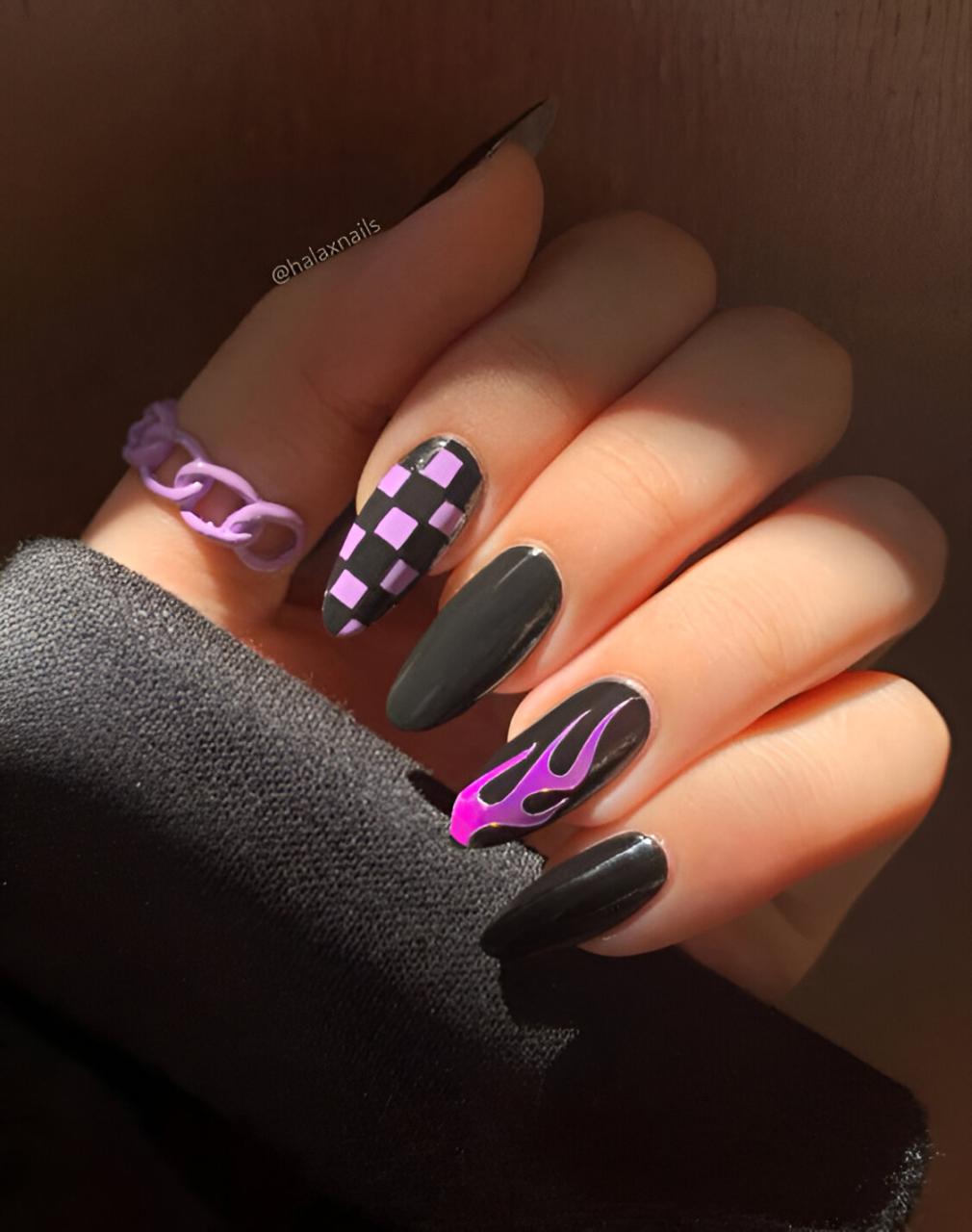 25 Fabulous Flame Nail Ideas To Make You The Hottest Girl - 199