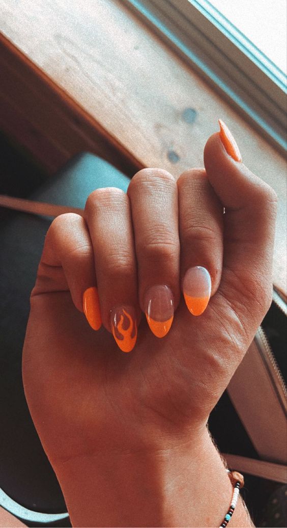 25 Fabulous Flame Nail Ideas To Make You The Hottest Girl - 205