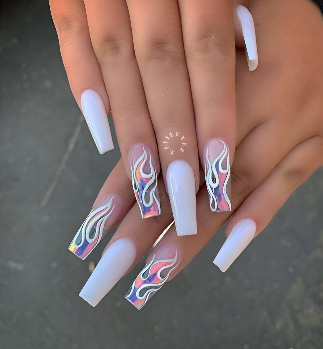 25 Fabulous Flame Nail Ideas To Make You The Hottest Girl - 181