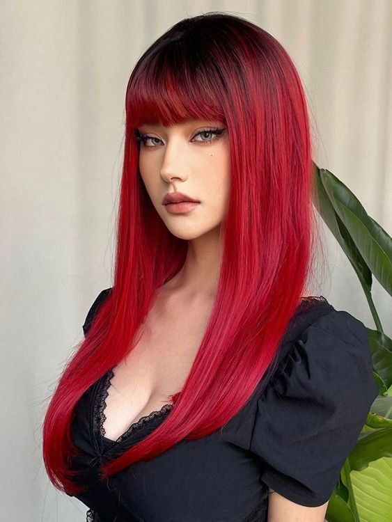Red shade Hair Ideas